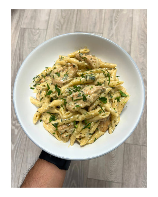 5. One Pot Garlic Parmesan Chicken Pasta e-Recipe